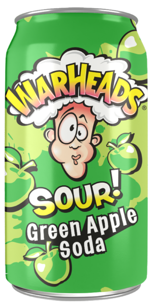 Warheads Green Apple 355ml 12-pak